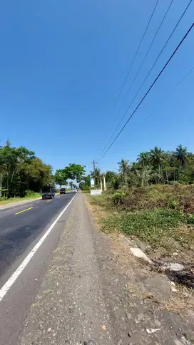 Tanah Pekarangan Tepi Aspal Utama Jalan Daendels Purworejo Kebumen