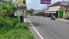 JUAL TANAH PEKARANGAN PINGGIR JALAN KALIURANG KM. 12 SLEMAN