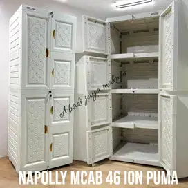 Lemari plastik napolly mcab 46 ion puma