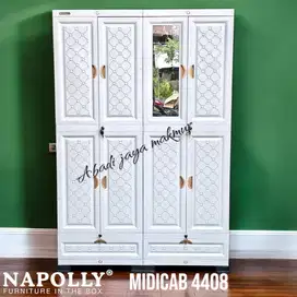 Lemari plastik napolly midicab 4408