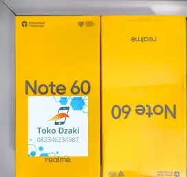 Realme Note 60 6/128 Garansi Resmi Baru Dan Segel