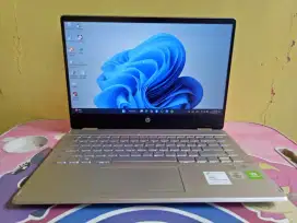 Laptop hp x360 i7 gen 10 Nvidia 2 GB In 1