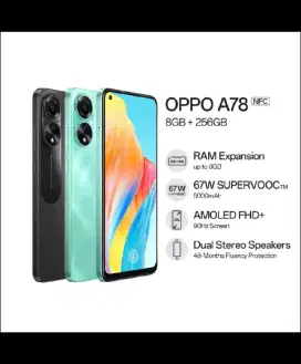 Di jual hp Oppo a78 bekas pemakaian cewek