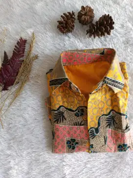 Baju Batik anak laki laki usia 4-5 tahun