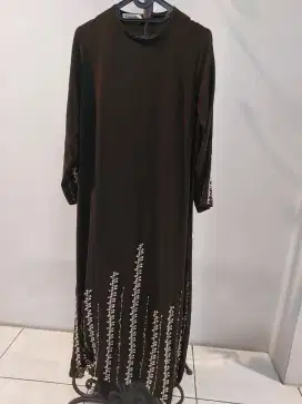 Gaun kondangan/gamis warna hitam