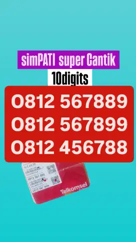 Nomor cantik super 10 digit 10 angka