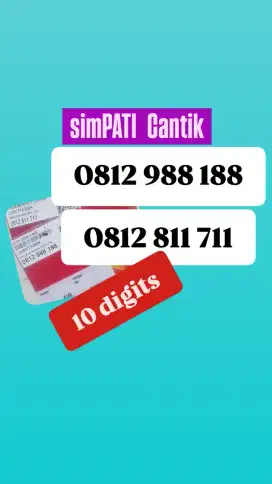 Nomor Cantik 10 angka manis cantik mempesona