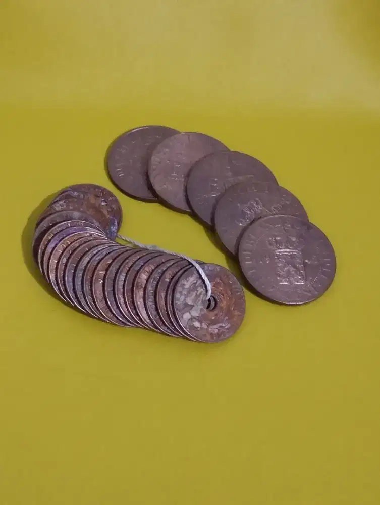 Koin Nederlands 20 pcs 1 cent & 5 pcs 2,5 cent