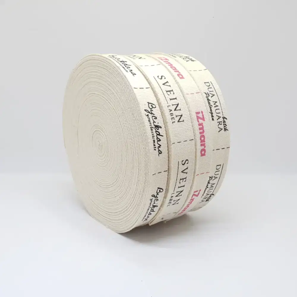1 roll label katun lembut cocok buat fashion kamu