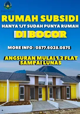 RUMAH SUBSIDI MURAH PROMO TANPA DP DI BOGOR PERUMAHAN BUKIT SULTAN