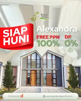 Rumah siap huni dekat BSD, cicilan 2jt an