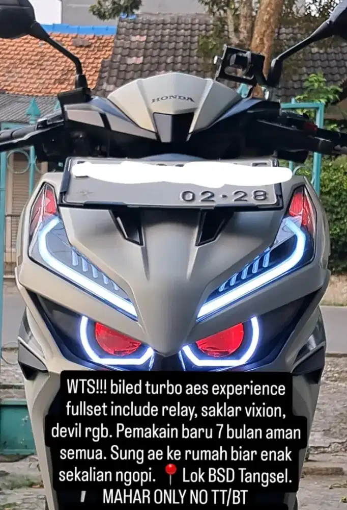 Fullset headlamp biled aes turbo se 60watt