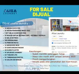 JUAL TAKE OVER USAHA LAUNDRY SIAP JALAN