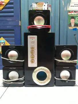 Speaker Home theater asatron subwoofer 5,inch vokal polytron 3,inch