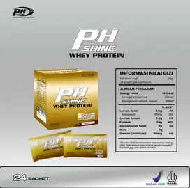 Shine whey protein tinggi protein dan bcaa