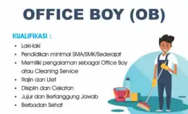 LOWONGAN KERJA OFFICE BOY