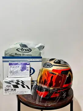 Arai RX7X IOM TT 2020 LIKE NEW FULLSET rr5 agv hjc pista shoei shark