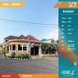 Disewakan Rumah Karanglo Malang Posisi Hook Dekat Exit Tol