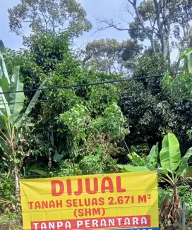 JUAL TANAH SHM COCOK UNTUK PABRIK ATAU VILLA