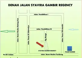 tanah kavling dalam komplek sudah ada fasum ditembung