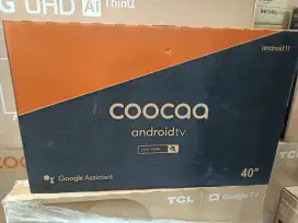 Promo TV CooCaa 40in bunga rendah cicilan murah mulai dari 300 Ribuan