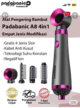 Hair dryer 4in1 padabanic