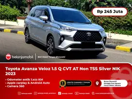 [ KM ANTIK ] Toyota Avanza Veloz 1.5 Q CVT AT Non TSS Silver 2023/2024