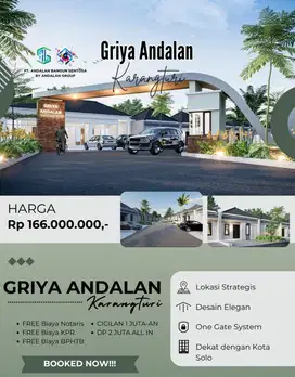 DIJUAL RUMAH  SUBSIDI KARANGTURI - SOLO UTARA