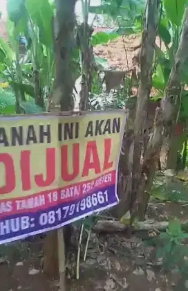 Di jual tanah investasi yang menjanjikan !!