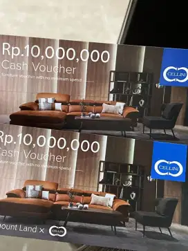 DIJUAL VOUCHER CELLINE FURNITURE JUAL RUGI