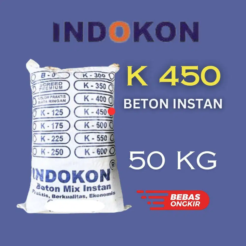 Beton Indokon K 450 Instan INDOKON - BETON SIAP PAKAI