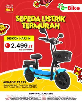 sepeda listrik anak termurah