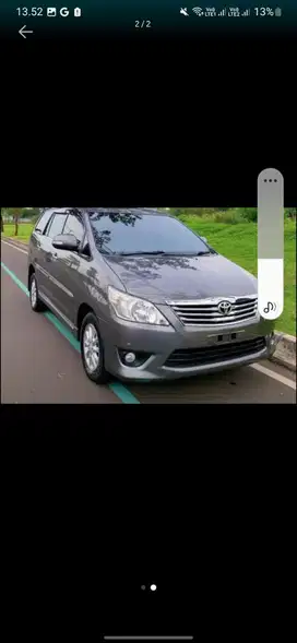 Toyota Kijang Innova 2012 Bensin