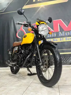 Kawasaki W175 Cafe yellow Th 2019 surat panjang siap gas santuy