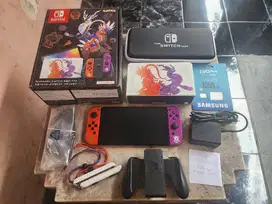 Nintendo Switch OLED Atmos Pokemon Scarlet Violet Limited Edition