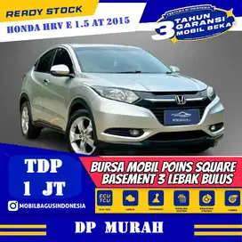 [Dp Murah] Honda HRV 1.5 E SUV AT 2015 Silver No Pol Genap