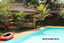 DISEWA Villa dg Kolam Renang & Kolam Pancing Pribadi dkt Gate BOCIMI