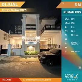 Dijual Rumah Kos Aktif Dekat Kampus di Sigura gura Malang