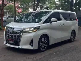 toyota alphard G AT 2018 putih, mulus, siap pakai, terawat