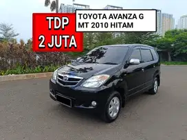 TOYOTA AVANZA G MANUAL 2010 HITAM PROMO MURAH DP MINIM 2 JUTA