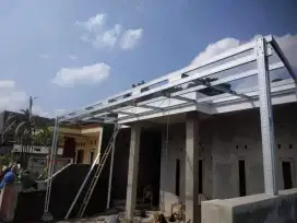 KANOPI BAJA RINGAN UNTUK TERAS RUMAH