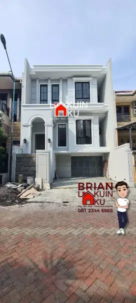 Dijual Rumah American Modern Graha Family,BDG,Pakuwon Indah,Jawa Timur
