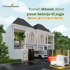 Rumah Jogja Cantik American Style Dekat Exit Tol Bokoharjo