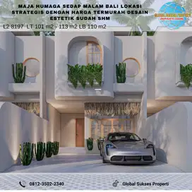 Villa Aesthetic Strategis di Maja Humaga Sedap Malam Denpasar Bali