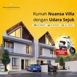 Rumah Modern Jogja Dalam Cluster Dekat Pasar Gamping