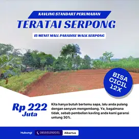 Jual Kavling Setu Tangsel Murah; Dekat Taman Pandawa Lima,SHM Per Unit