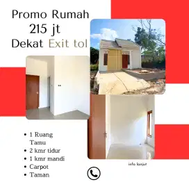 Rumah Murah dekat Exit tol Sawojajar