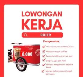 Butuh tenaga kerja jualan kopi