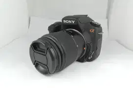 Kamera DSLR Sony A200 Lensa kit 18-70mm f3.5-5.6 murah meriah mantaf