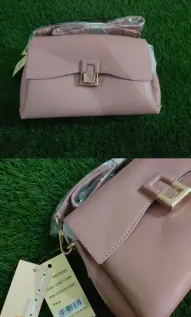 DIJUAL NEW BAG BELLEZZA DUSTY PINK